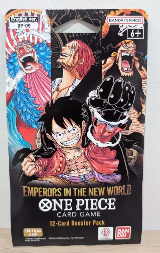 OP-09 Emperors In The New World - Blister Pack - One Piece Card Game TCG